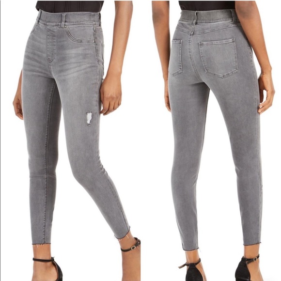 SPANX Denim - Spanx Grey Distressed Jegging Small